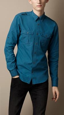 Cheap Burberry Men Shirts wholesale No. 970